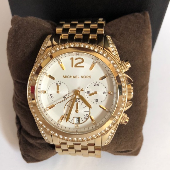 Michael Kors Pressley Gold Watch Mk5835 